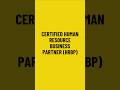 Human Resource Business Partner (HRBP) | for more info call 7037034447 or visit online.iihr.edu.in