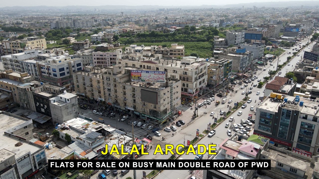 2 Bed Flat Available For Sale in Jalal Arcade at Main Double Road PWD