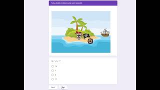 Pirate Game - Math Reward Game - Math Quiz Game screenshot 3