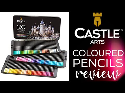 Castle Arts 120 Pencil Review: Coloured Pencils Tested the Cave Way! 