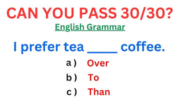 English Grammar Test That 90% of people Fail /QUIZ 26