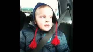4 year old Dylan singing Christmas Songs