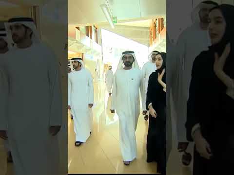 Sheikh Hamdan Fazza Dubai Crown Prince Sheikh Mohammed Bin Rashid At Dubai Youth Hub #shorts #faz3