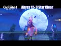 Genshin Impact - Abyss Floor 12 Fischl & Diluc (3 Star Clear)