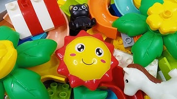 Satisfying building block marble run ☆ Build exciting marble tracks with lego duplo