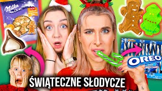 Testujemy NAJBARDZIEJ ŚWIĄTECZNE słodycze!  KitKat, Hersheys, Milka, Oreo | Agnieszka Grzelak Vlog