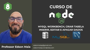 Curso de Node JS Aula 08 Persistência de Dados com o MySQL CRUD