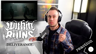 Metal Drummer Reacts- Within The Ruins - "Deliverance" (Reaction)