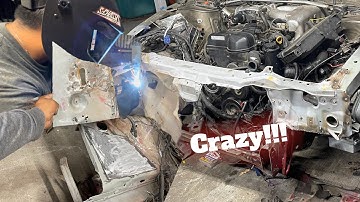 Replacing core support 240sx 🪚