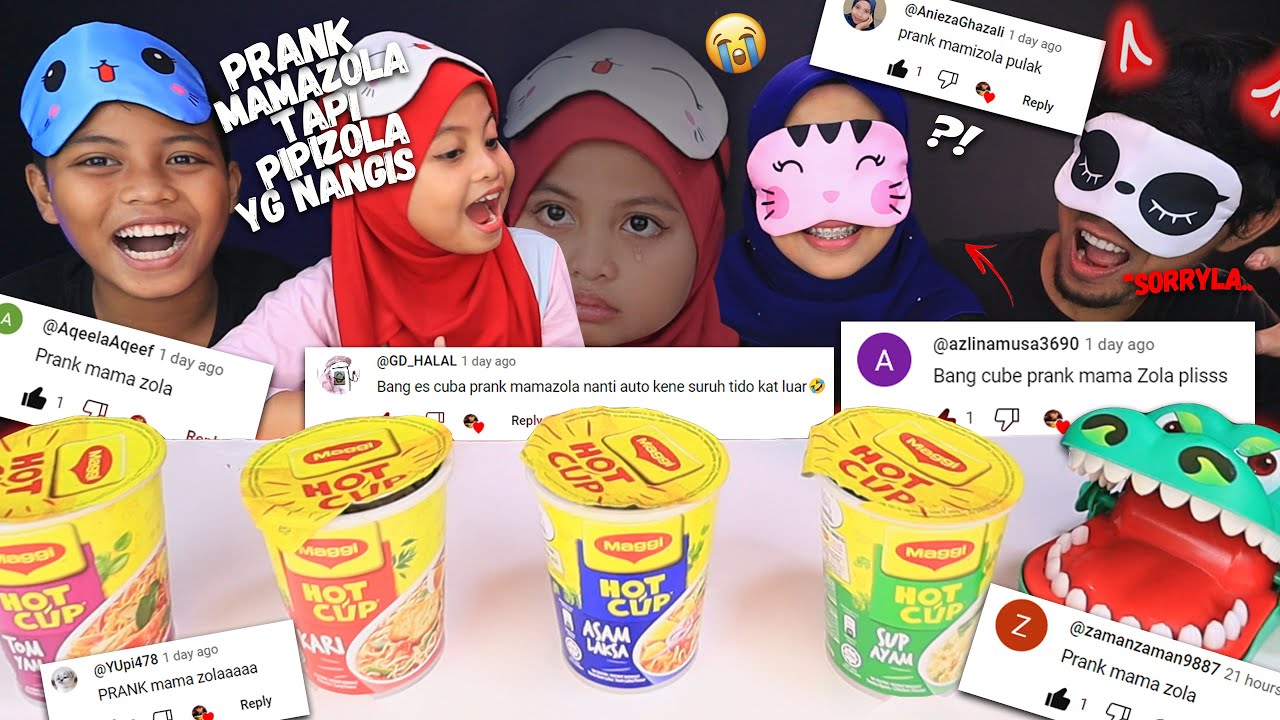 PRANK MAGGI MAMAZOLA! tapi..PIPI Z0LA yg MENANGIS 😔 "siapa menang dapat RM_ _?