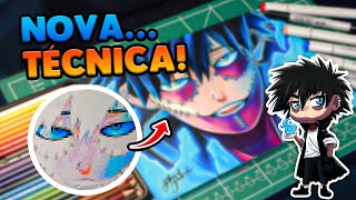 Nova Técnica De Pintura Drawing - Dabi Boku No Hero