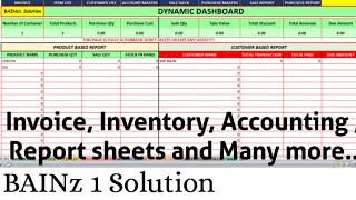 BAINz1 solution Software in English (INVENTORY, INVOICE & ACCOUNTING)all in one screenshot 3