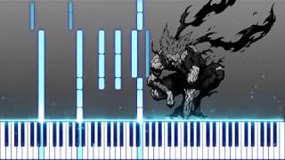 Garou's Theme - One Punch Man 2 (Piano Cover - Synthesia Tutorial)