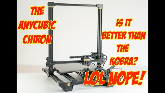 Chiron 3D printer Review: The Biggest Anycubic 3D Printer - YouTube
