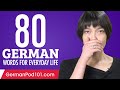 80 German Words for Everyday Life - Basic Vocabulary #4