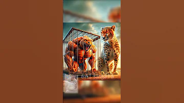 Muscle Cat vs. Cheetah｜Epic Adventure in Africa🐱💥🐆✝️