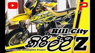 Suzuki DRZ 400 Supermoto Bike New Project done by Premium Stickers / New custom kit installation