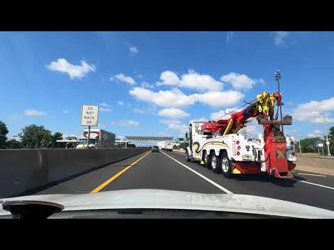 Fort Lee to Kearny drive thru New Jersey 4k