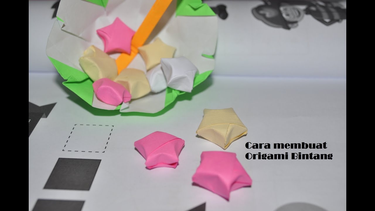 Kreasi mudah  membuat  origami  bintang  kecil YouTube
