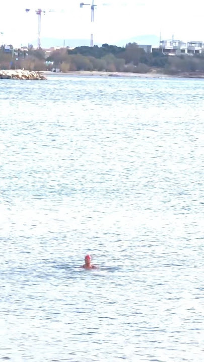 Daring Cold Plunge in Athens Riviera – Would You Do I