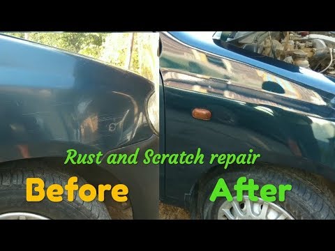 Car body scratches Repairing  Maruti Alto dent repair