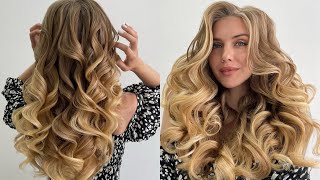 How to do curls with curling iron? Tutorial 2022