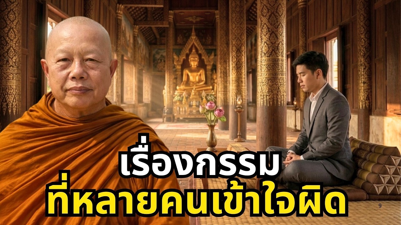 เรื่องกรรมที่หลายคนเข้าใจผิด.. ธรรมะคลายทุกข์ พระมหาบุญช่วย ปัญญาวชิโร