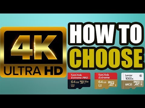 How to Choose Memory Cards For 4K Video