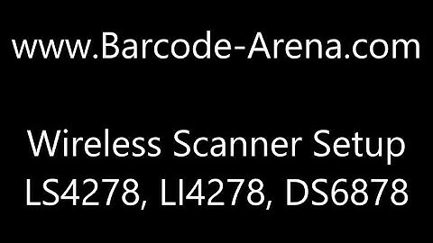 How To Setup Wireless Barcode Scanner LS4278, LI4278, DS6878 | www.Barcode-Arena.com