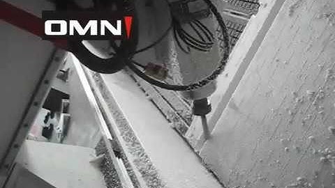 OMNI 4 axis cnc router working video 1