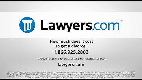 Lawyers.com Answers: How much does it cost to get a divorce?
