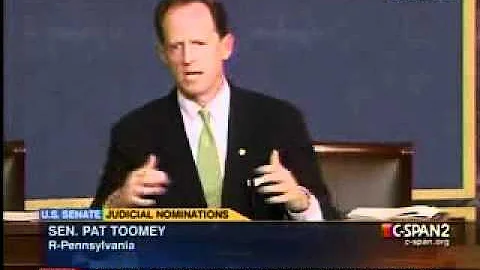 Sen. Toomey speaks on Senate floor in support of W...