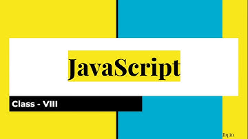 JavaScript in HTML Document for Class 8 Computer Science P1