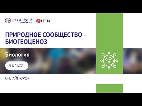 Онлайн урок по биологии 9 класс. Природное сообщество - биогеоценоз