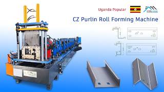 [ Purlin ] Quick Interchangeable C/Z Purlin Roll Forming Machine |  C/Z Channel Roll Forming Machine