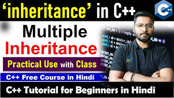inheritance - Multiple Inheritance in c++ | Types of Inheritance #inheritance