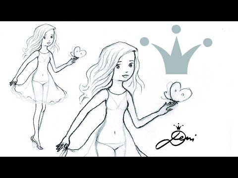 Видео: Как да нарисуваме тялото на момиче