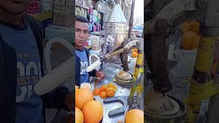 Fresh Orange Juice | Famous Bazaar in Egypt | El Mansheya Alexandria | Explore with Atif | #shorts
