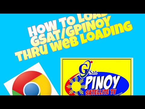 HOW TO LOAD GSAT/GPINOY THRU WEB LOADING