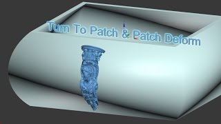 3dsMax уроки на русском 66 (Turn To Patch & Patch Deform)