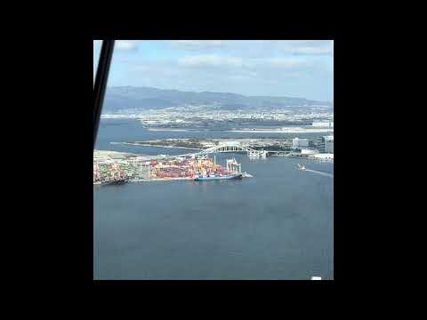 【展望映像】大阪府咲洲庁舎・さきしまコスモタワー展望台から大阪市内を望む 2025.1.25 AM11時台撮影