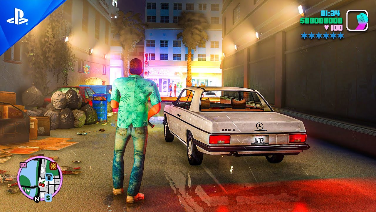 GTA Vice City Remake™ - Unreal Engine 5 New 2023 Gameplay Concept