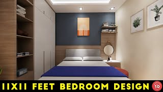 11x11 Feet Bedroom Design || 11 By 11 Feet Awesome Interior Design || KK Home Design