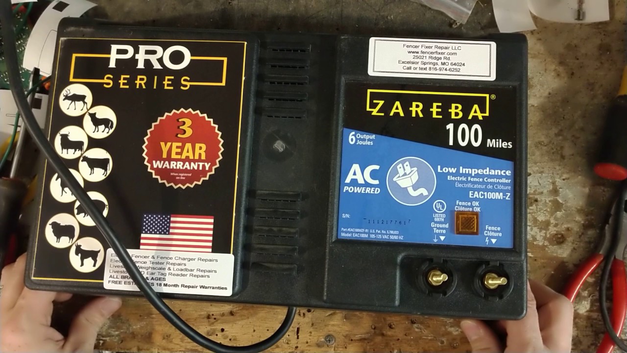 Looking for a Zareba Blitzer EAC100M-Z 100 Mile Repair? | Blitzer American  Farmworks 100 Mile - YouTube