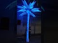 RGB LED Simulation Coconut Tree Light LED Simulation Palm Tree Light #illuminated  #landscape