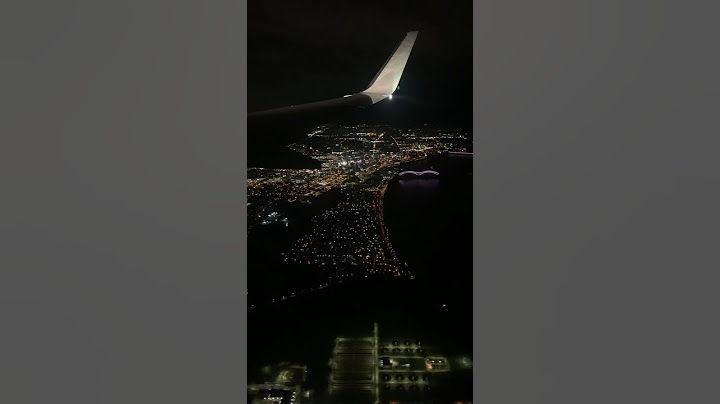 Flying over Memphis Tennessee at night