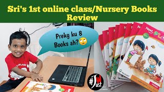 Best Nursery Books Review|PreKG CBSE Books|Sri's First day online School|@JustWatchus