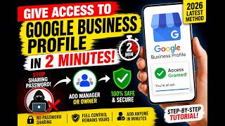 How to Give Google Business Profile Access in 2026 (Step-by-Step Guide) 🔥| NextBiz Digital.