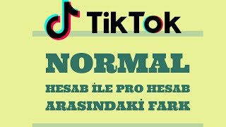 Ti̇ktok Normal Hesab İle Pro Hesab Arasindaki̇ Fark Nelerdi̇r? Full 720P Hd