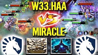 W33 vs Miracle- SOLO Support Mode - Tiny vs Magnus Epic Pro 10K mmr Game Dota 2